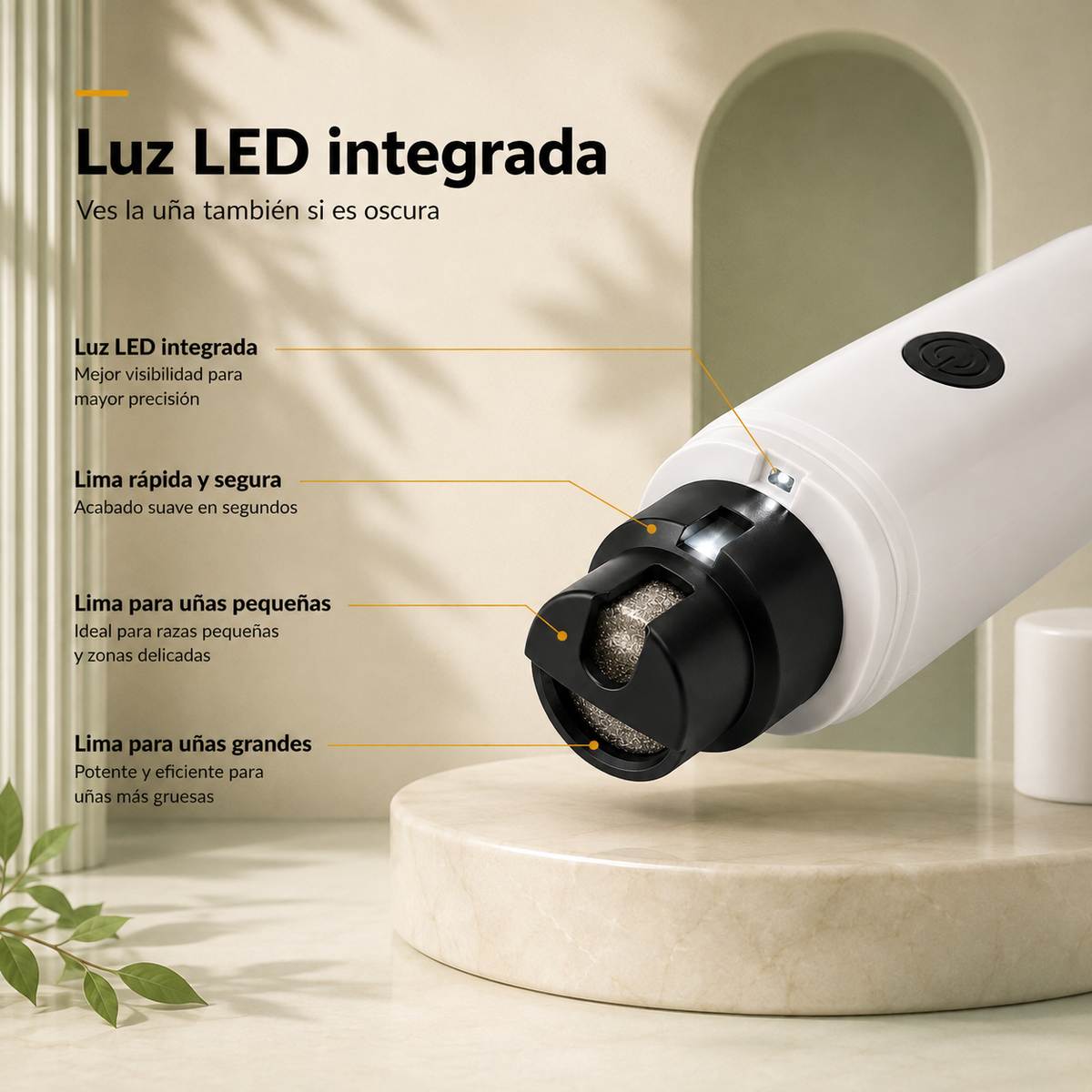 Lima de Uñas Eléctrica para Perros y Gatos — ZenPaw